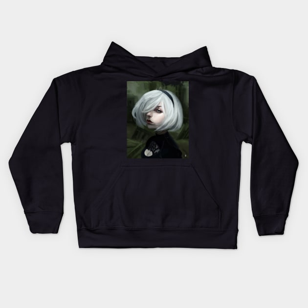 2B Kids Hoodie by rafafloresart